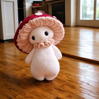 Mushy the Mushroom Man — Crochet Amigurumi Pattern PDF