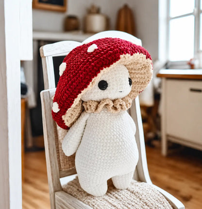 Mushy the Mushroom Man — Crochet Amigurumi Pattern PDF
