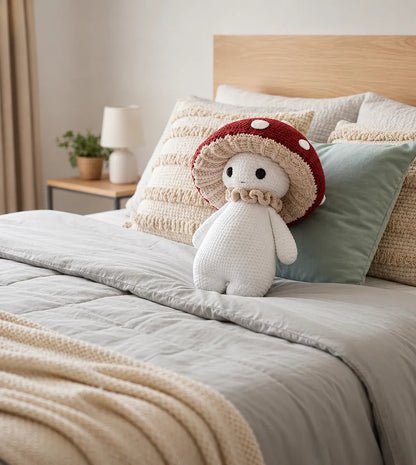 Mushy the Mushroom Man — Crochet Amigurumi Pattern PDF