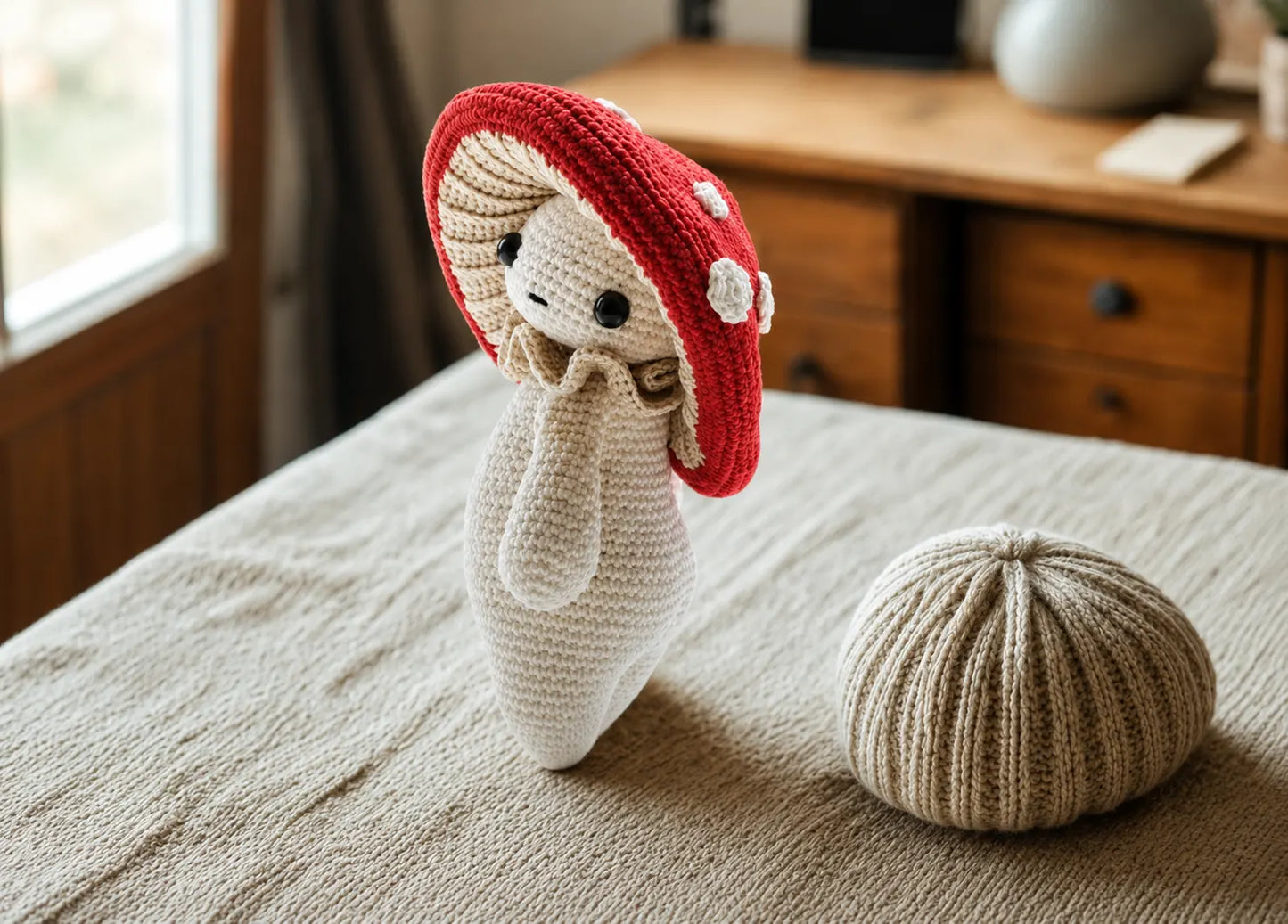 Mushy the Mushroom Man — Crochet Amigurumi Pattern PDF